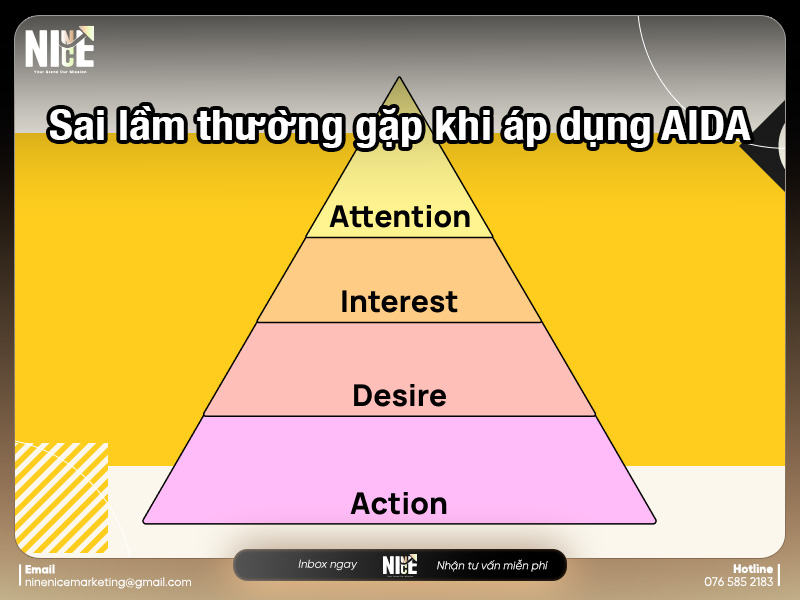 Sai lầm thường gặp khi áp dụng AIDA